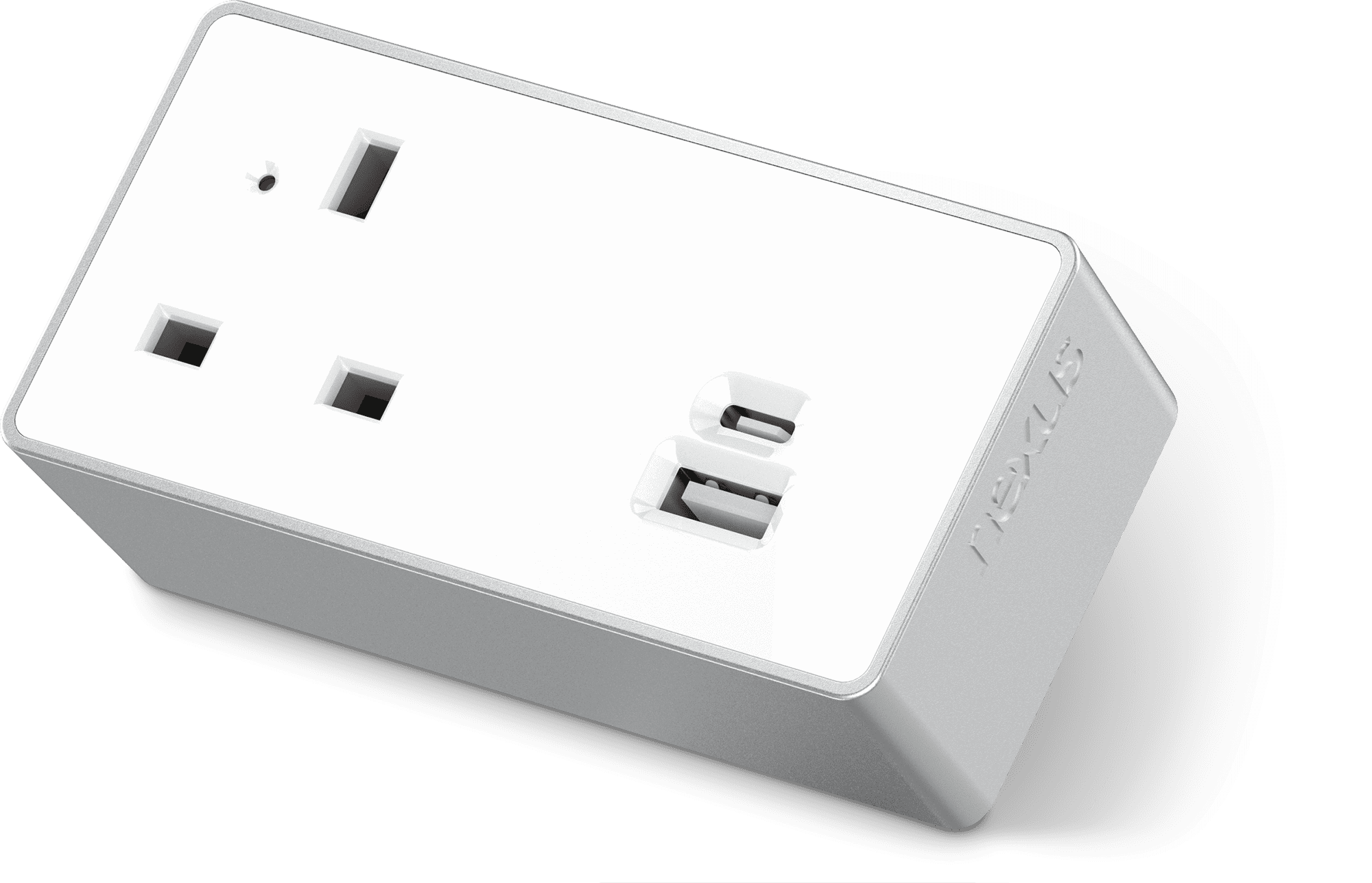 Nexus desktop UK socket & USB A + C outlets