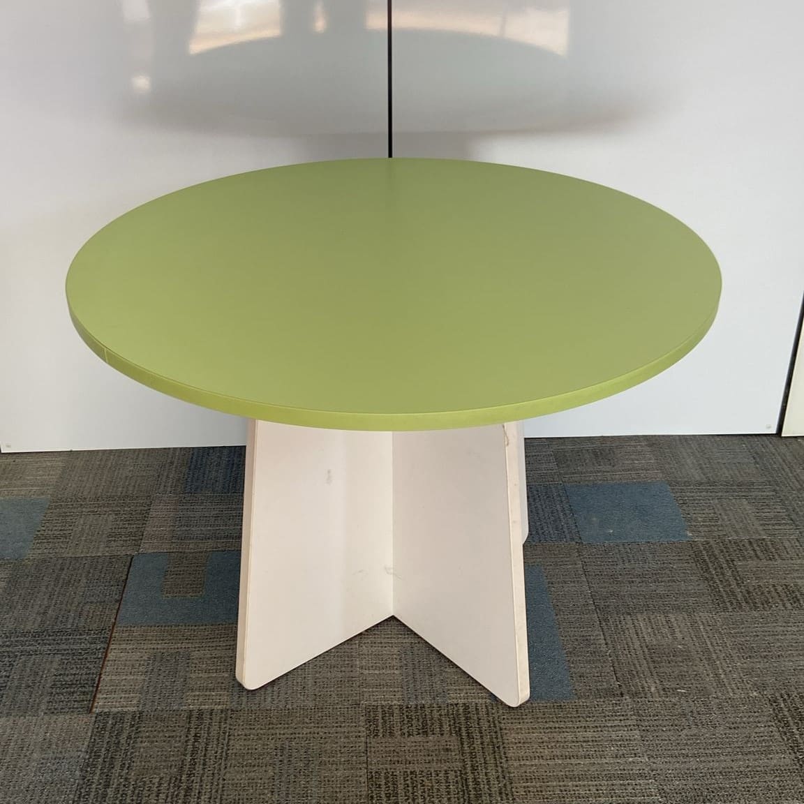 Round Green Table